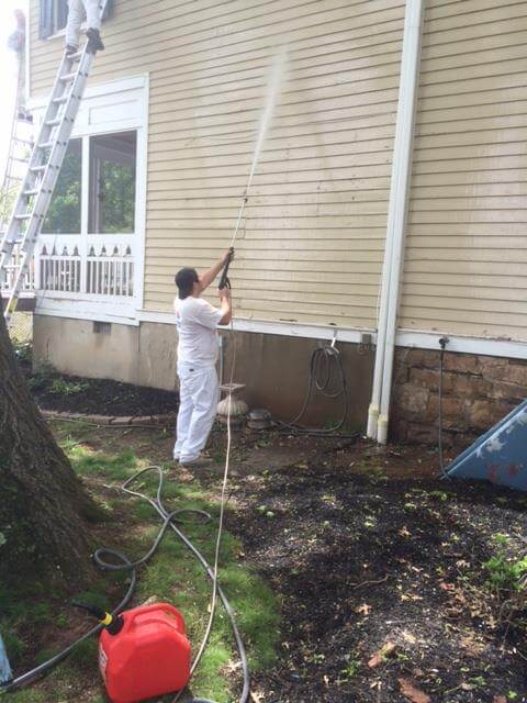pressure washing